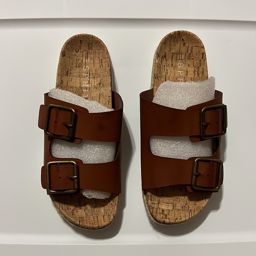 Sprit Sandals Cognac Brielle Size 7 Medium Women